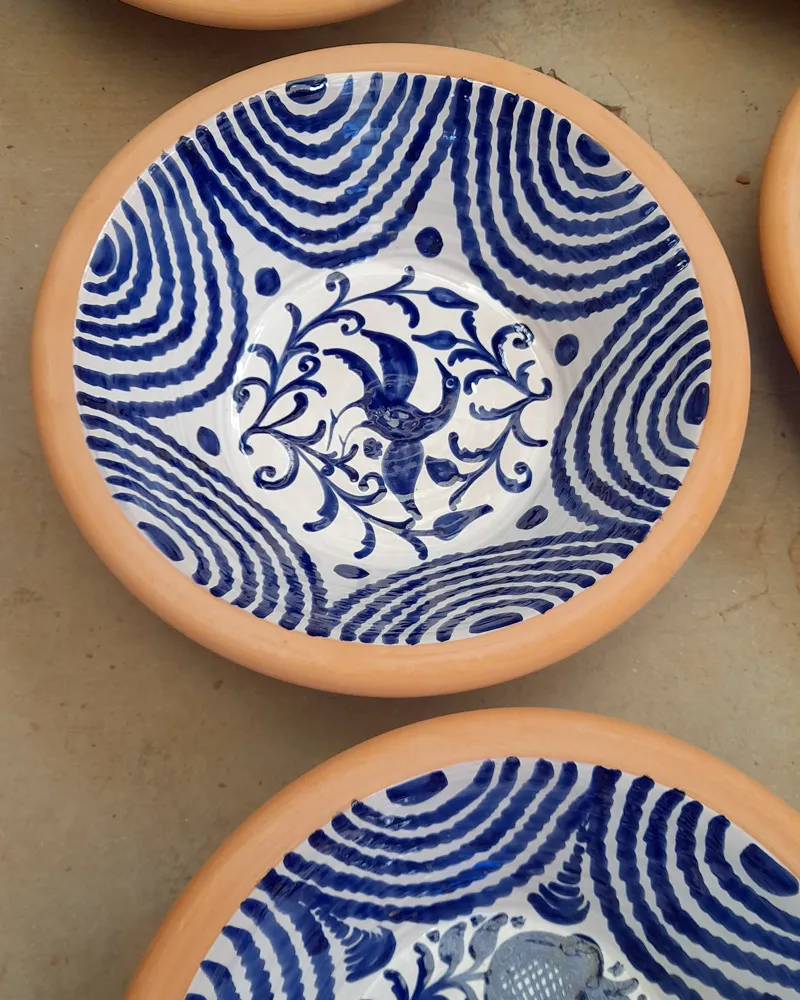 Garza Traditional Spanish Lebrillo in Blue — CASA PLETÓRICA